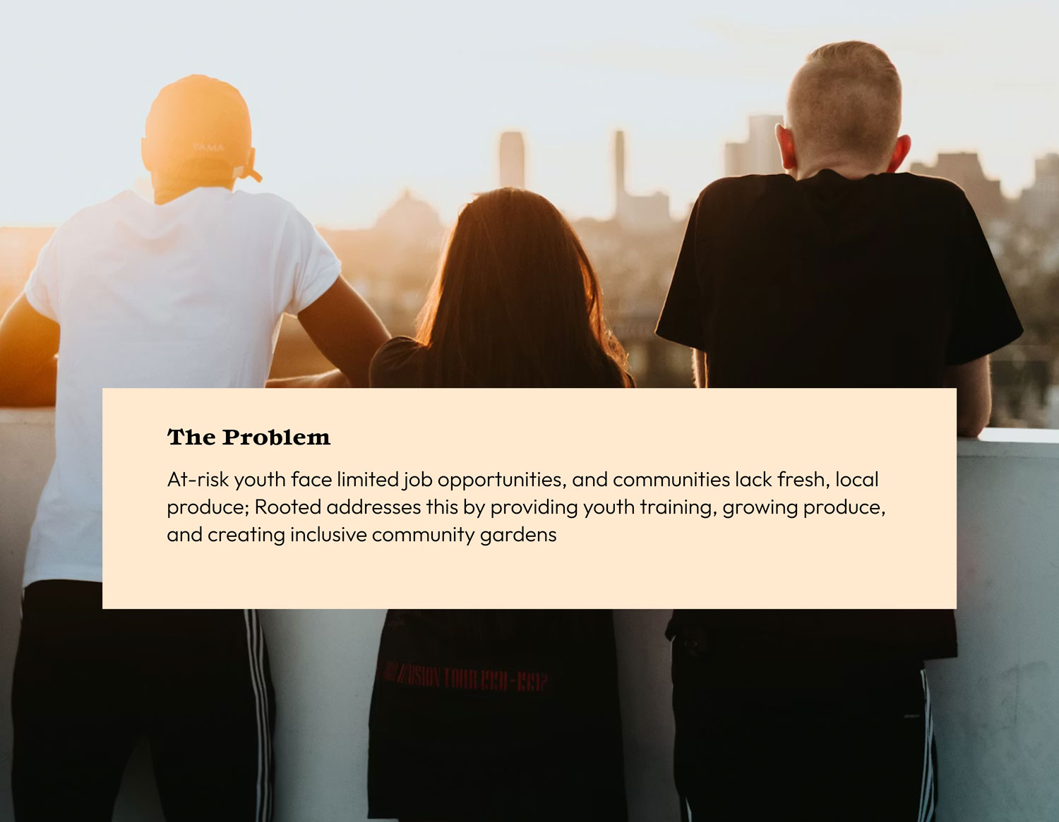 Poster design of Rooted social-enterprise Farmer's Market