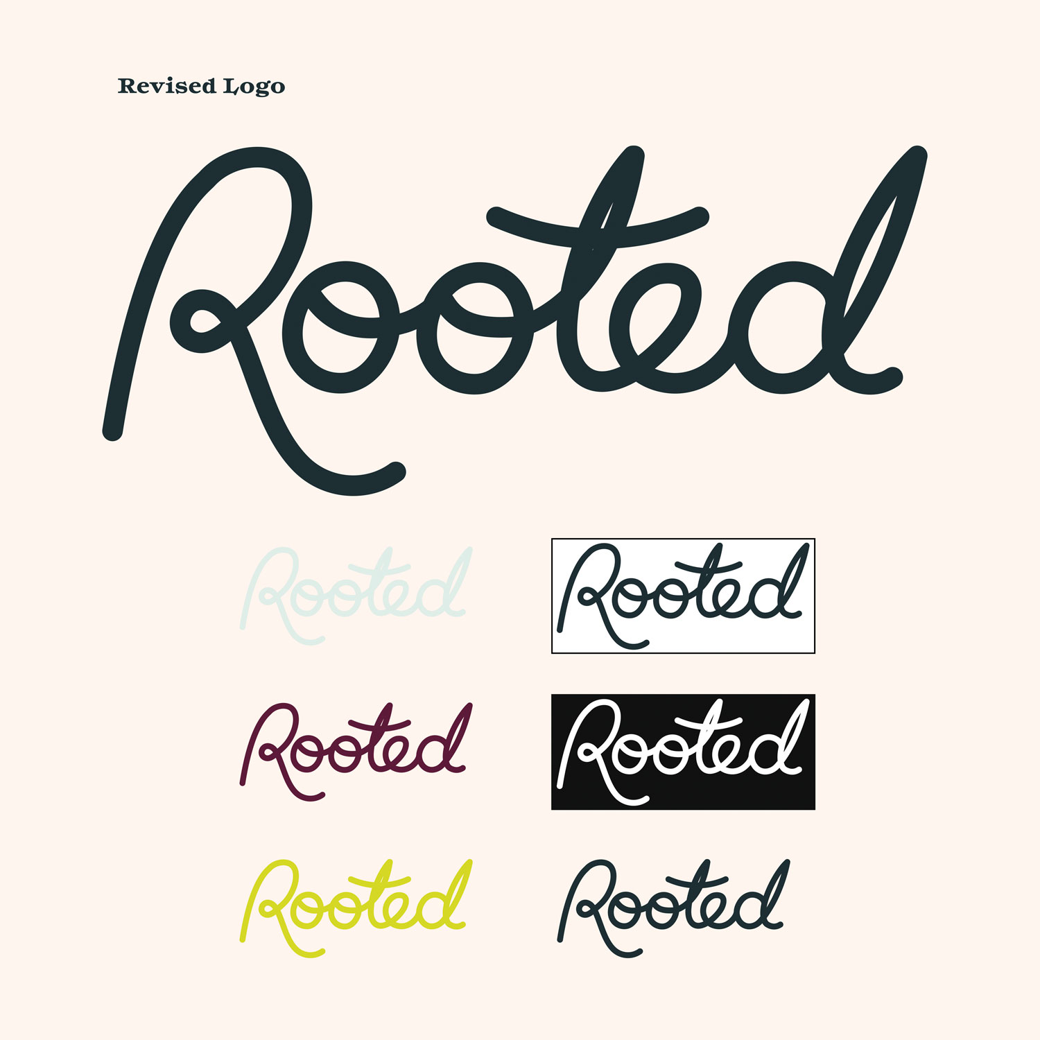 Poster design of Rooted social-enterprise Farmer's Market