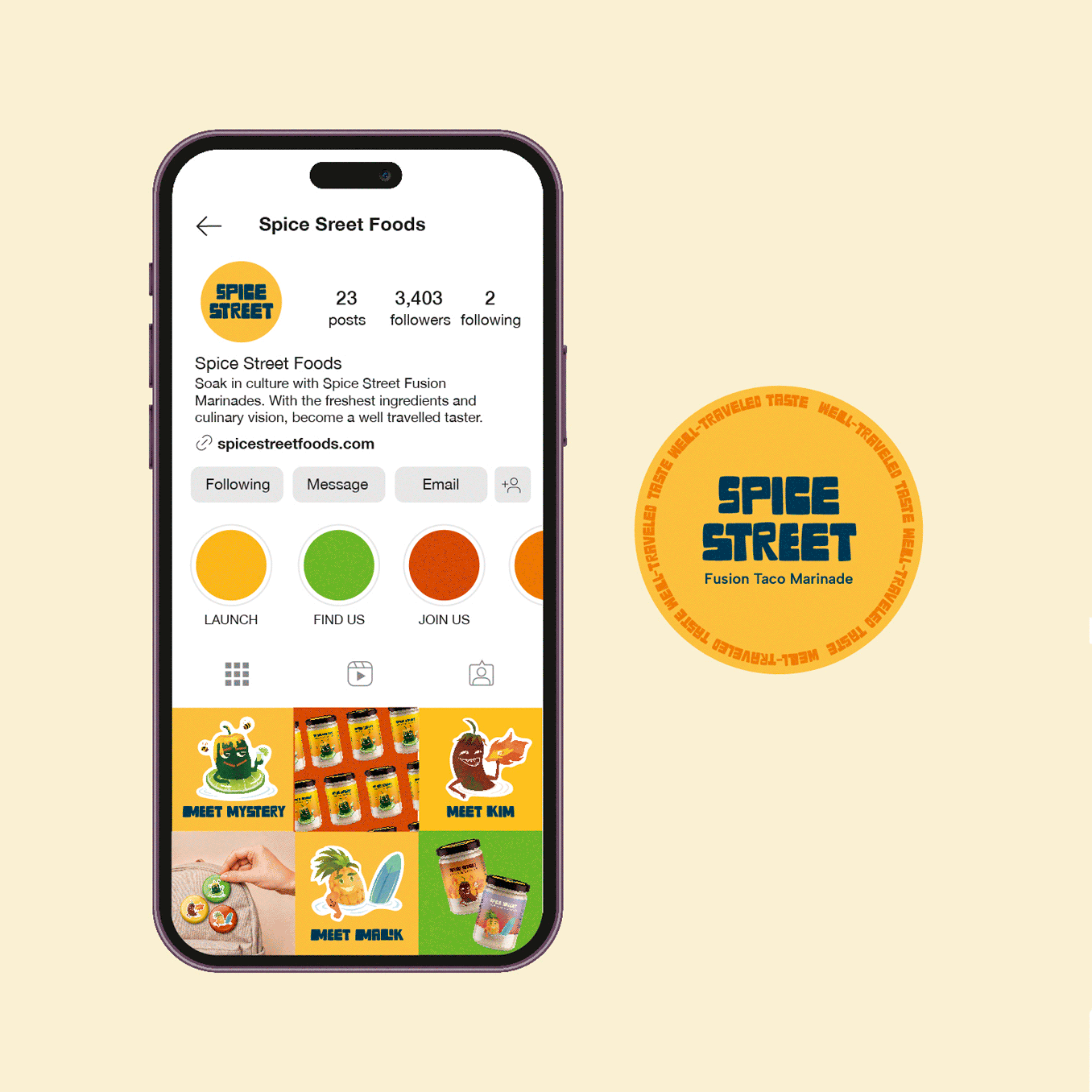 Spice Street Meixcan fusion marindade Instagram posts